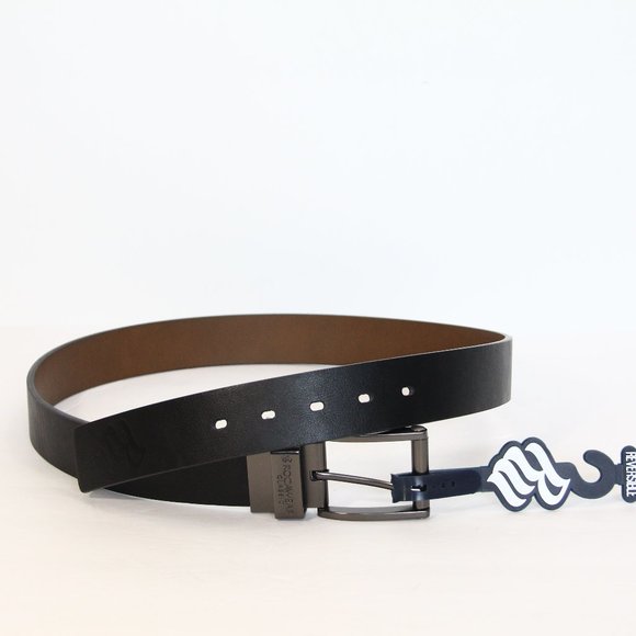 Rocawear Men Reversible Belt sz 36 Black Brown NEW - Picture 3 of 7